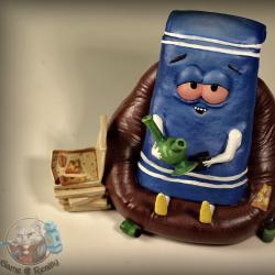 Полотенчик миниатюра из пластика с ручной росписью "Южный парк"