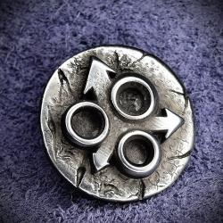 Значок Нургл mini,Warhammer, Древние боги 