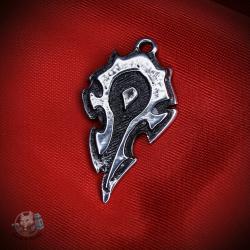Брелок/Подвеска Символ Орды WarCraft (Silver)