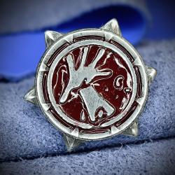 Значок Чернокнижник WarCraft (Эмаль)