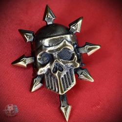 Значок Железные Воины,Warhammer, Iron Warriors 