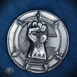 Значок Имперские Кулаки, Warhammer, Imperial Fists  