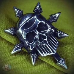 Значок Железные Воины,Warhammer, Iron Warriors 