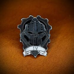 Значок Железные Воины(эмаль),Warhammer, Iron Warriors 