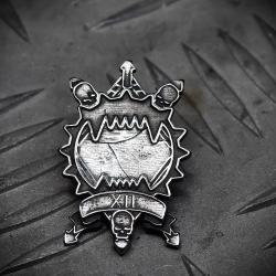 Значок Пожиратели Миров(мини),Warhammer, World Eaters 