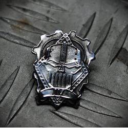 Значок Железные Воины(мини),Warhammer, Iron Warriors 